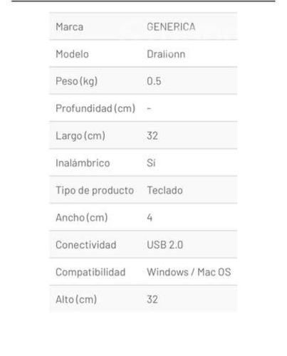 Teclado mecánico usb rgb dgame dralionn audiomobil