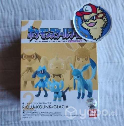 Figuras pokemon riolu shinx glaceon