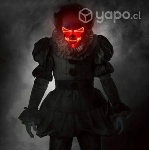 Mascara Luminosa Led Neon del Payaso IT Pennywise