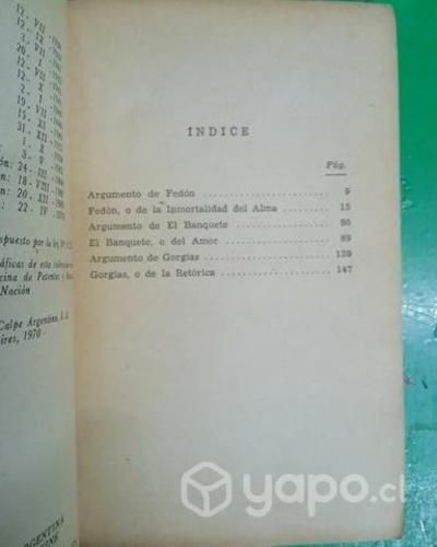 Libro Diálogos- Platón