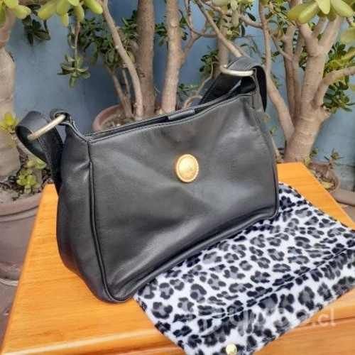 Cartera cuero negra Luis