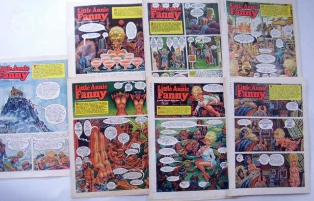 Annie Fanny 7 comics playboy original Set 7