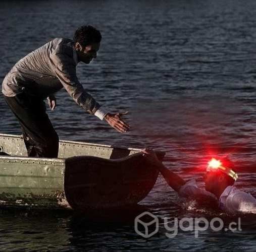 Linterna Frontal Cintillo Led Barra Cob Recargable