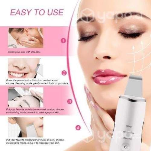 Espátula Limpiador Facial Exfoliante Ultrasonico