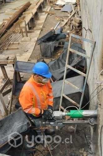 Perforaciones con maquina testiguera