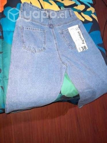 Jeans tiro alto