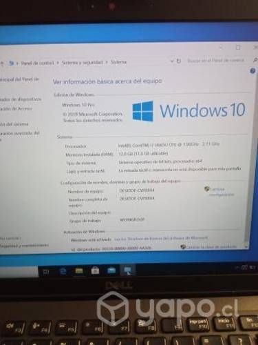 notebook DELL i7 12gb ram SSD 250 gb