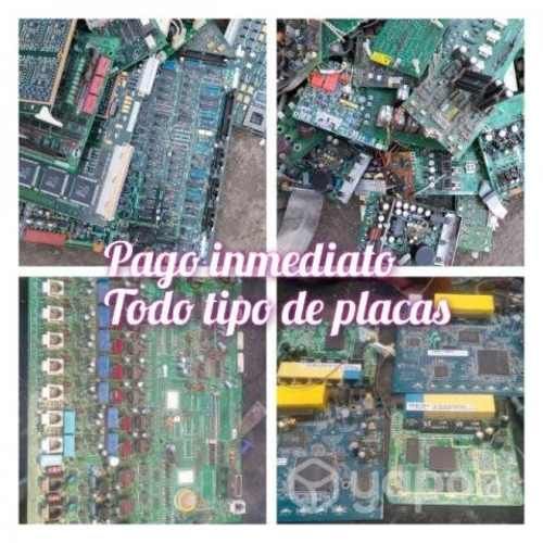 Reciclaje electrónico compra de placas
