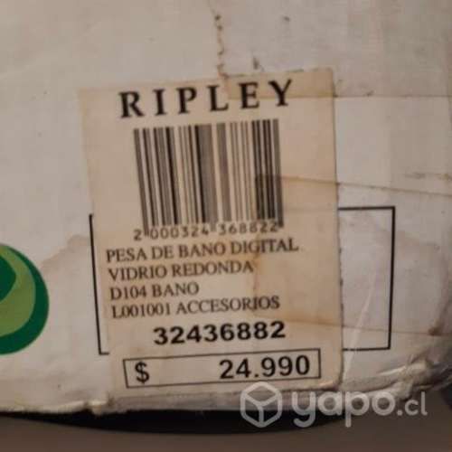 Pesa de baño digital