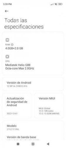 Xiaomi redmi 10 (2022)