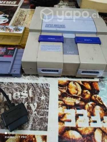 Super Nintendo funcionando