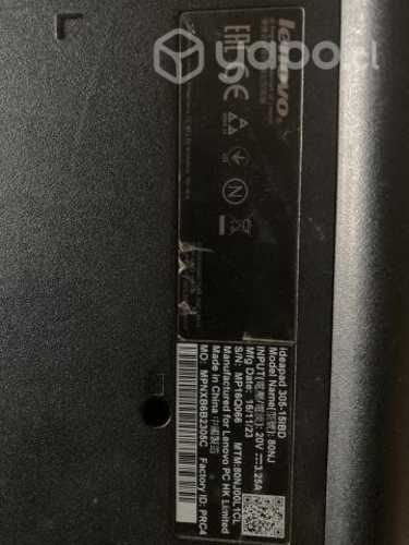 Notebook Lenovo Ideapad 305-15IBD modelo 80NJ
