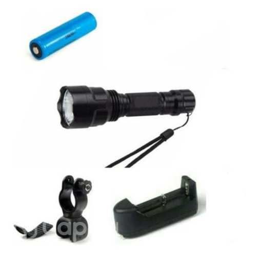 Linterna luz blanca recargable