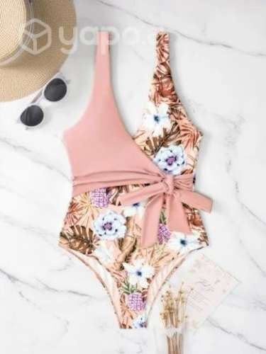 Bikini rojo liso, nuevo