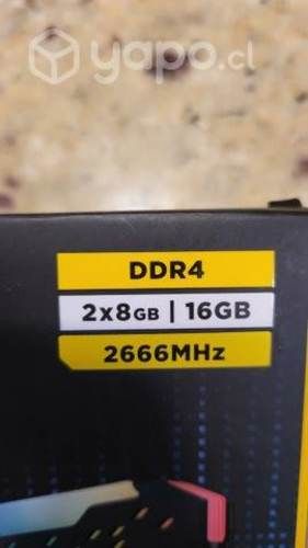 Corsair vengance rgb pro ddr4 2666mhz 16gb