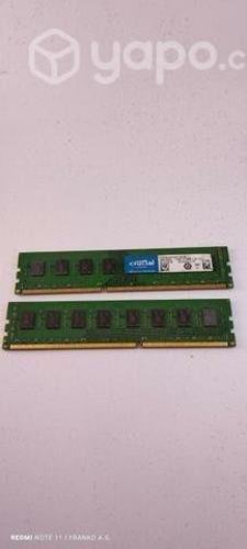 Memorias DDR3 4g -1600