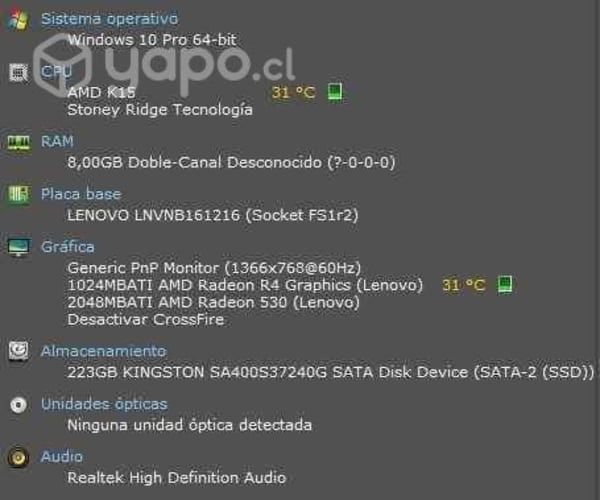 Notebook Lenovo Ideapad330 14"