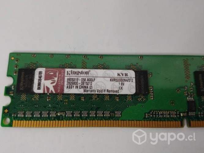 RAM PC, 512 MB ddr2