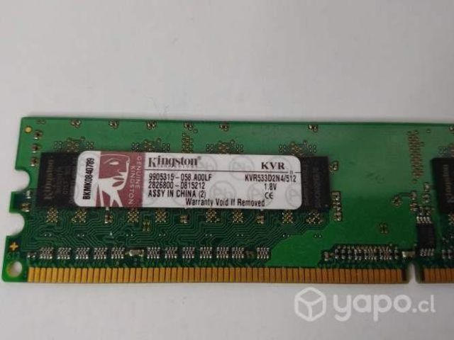 RAM PC, 512 MB ddr2