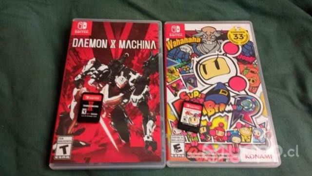Daemon X Machina y Super Bomberman R (Switch)
