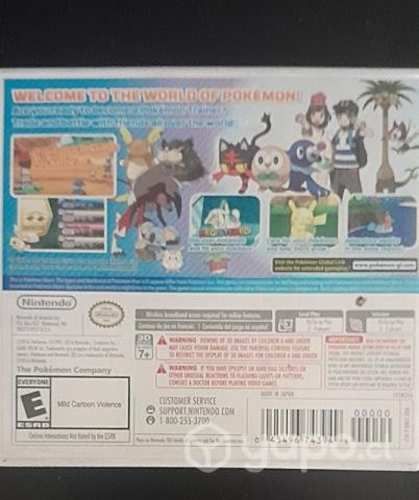 Pokemon luna Juego nintendo 3ds