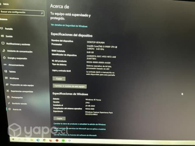 Computadora de escritorio