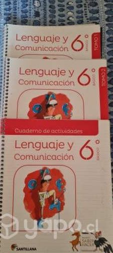 Libros de Lenguaje 6° Básico
