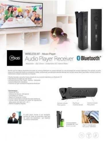 Adaptador Manos Libre Bluetooth Audio Player Mlab