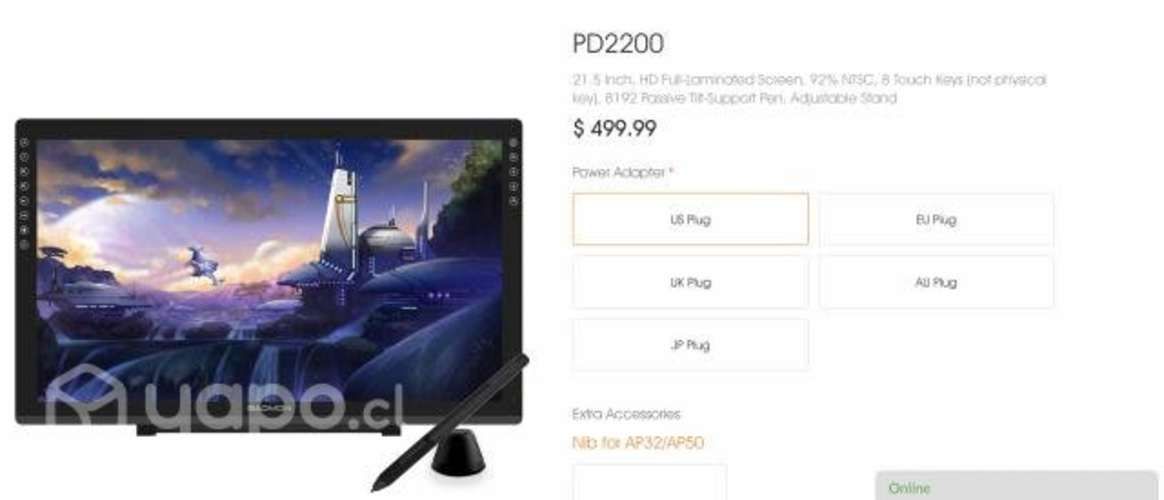 Tablet Gráfica - Gaomon PD2200