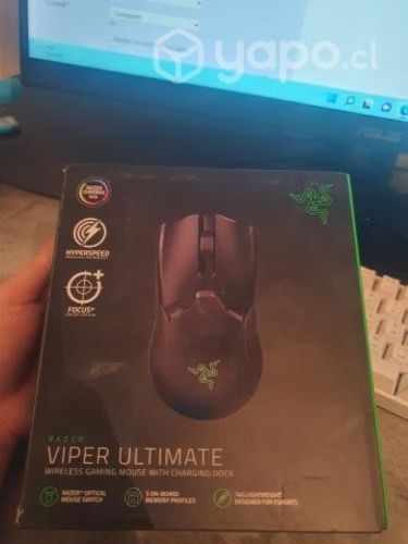 Mouse viper ultimate con base de carga