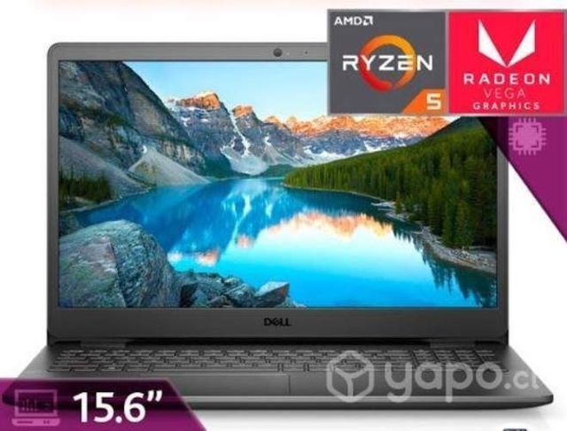 Notebook dell inspiron 15 amd ryzen 5 / 8gb ram /