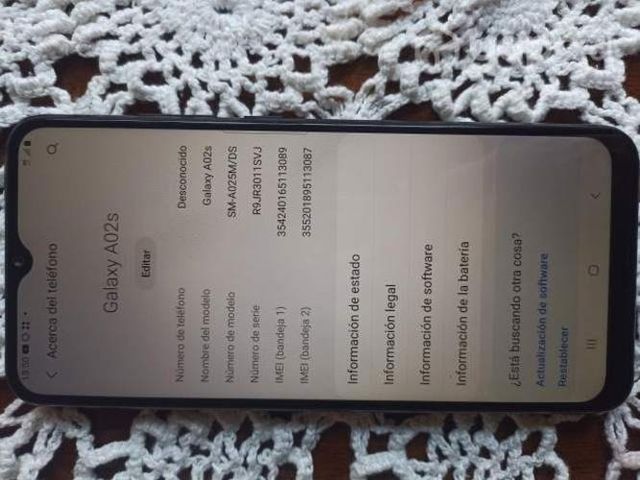 Celular Samsung galaxy AO2S