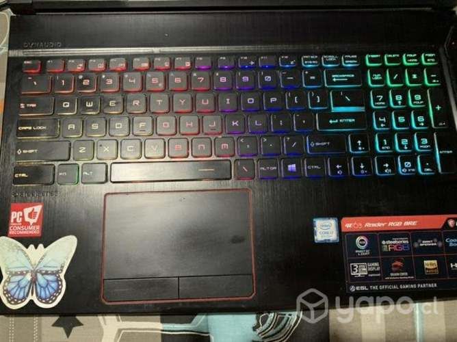 Notebook gamer msi ge63 raider 8re