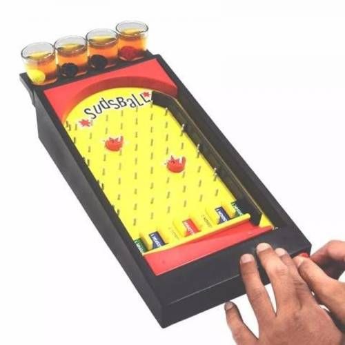 Juego Flipper Pinball Sudsball Tragos Shot P/Beber