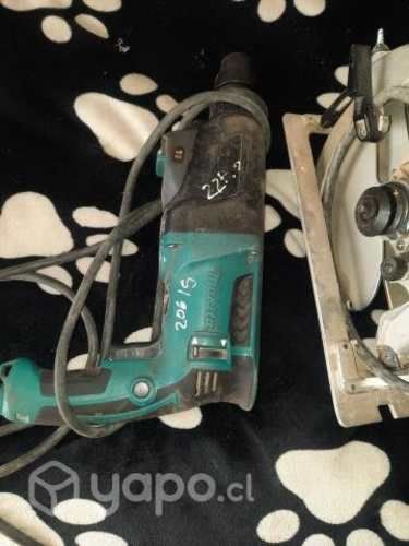 Serrucho electrico y taladro percutor