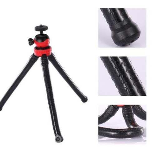 Kit Streaming Smartphone Tripode Flexible Luz Micr