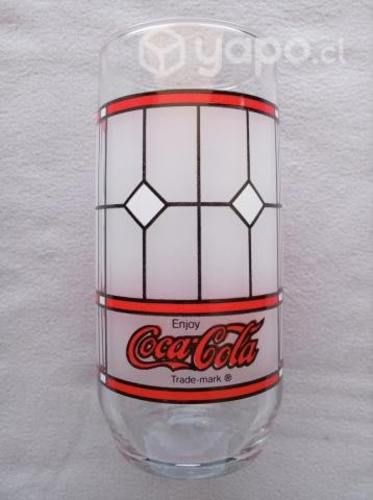 Vaso Coca Cola diseño tipo Vitral Coleccion