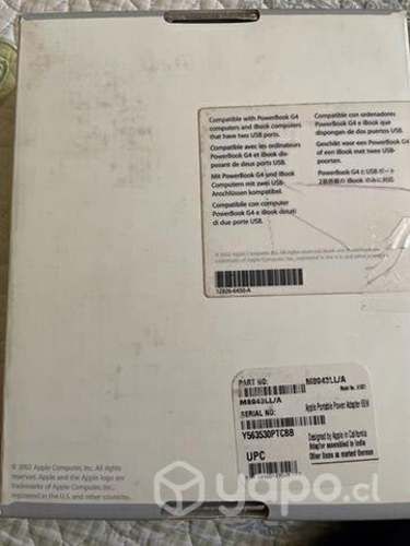 Cable de energía MacBook 65W