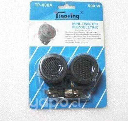 Kit 2 Tweeter con Soporte 500w para vehiculos