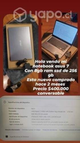 Notebook asus ryzen 7