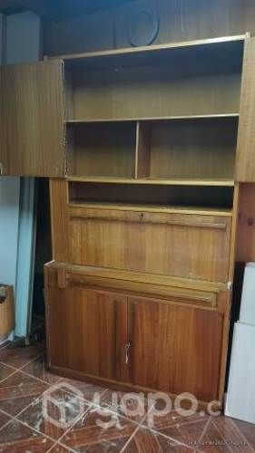 Mueble, enchapado eucalipto