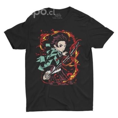 Polera Tanjiro Kimetsu no Yaiba Demon Slayer Anime