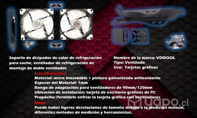 Soporte de disipador de calor de refrigeración