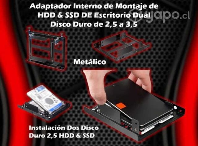 Adaptador Interno de Montaje de HHD & SSD
