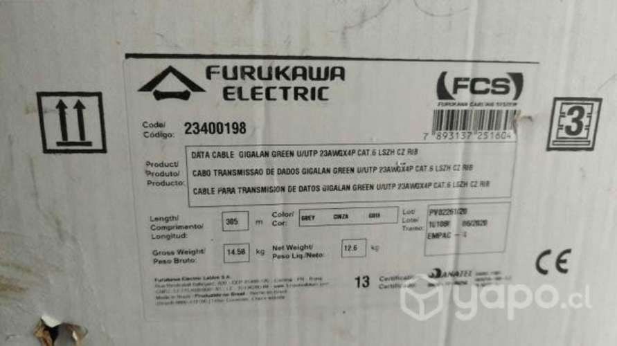 Cable Utp Interior Cat6 100% Cobre GigaLan 305 Mts