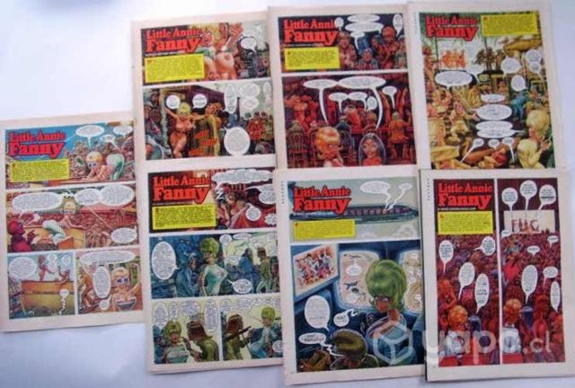 Annie Fanny 7 comics playboy original Set 4