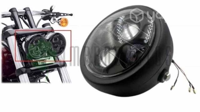Foco Led Xenon De 40 Watt Delantero Para Moto
