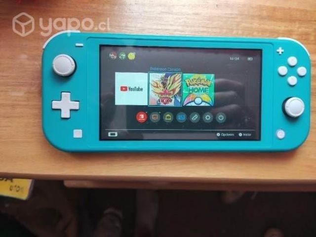 Nintendo switch Lite celeste + Pokémon