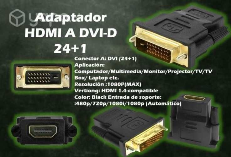 Adaptador HDMI A DVI-D 24+1