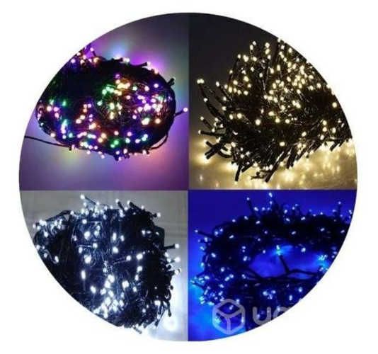 Luces navidad guirnalda solar 10 metros 100 led